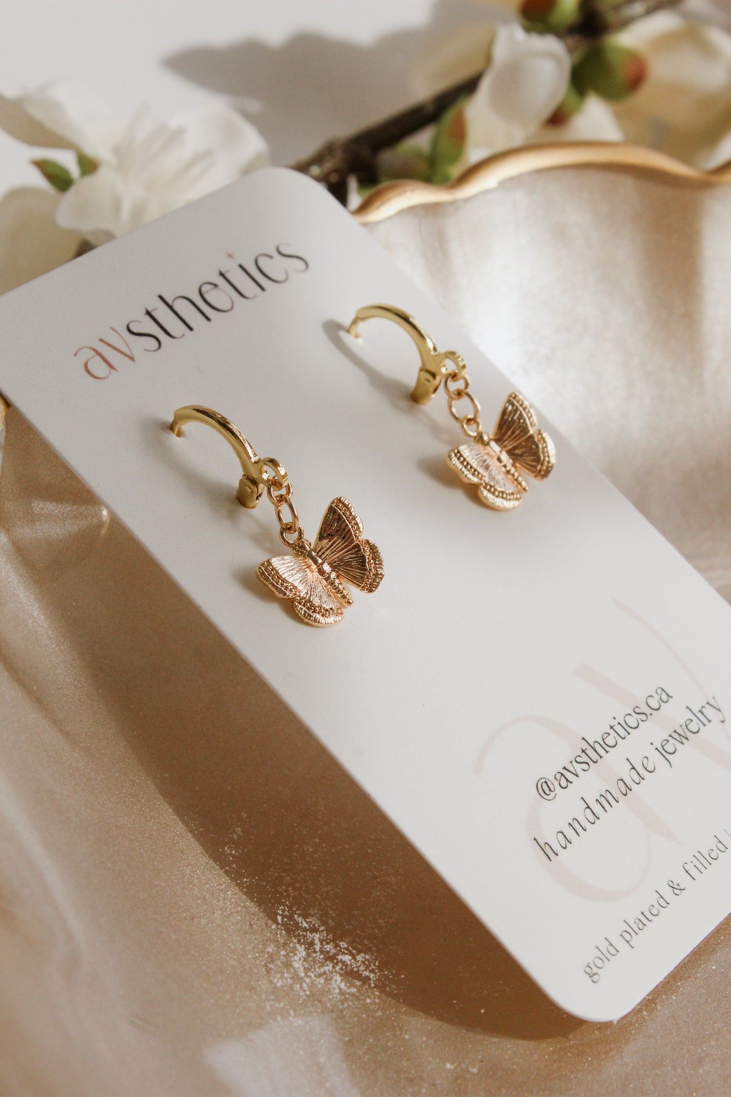 Golden Butterfly Huggies